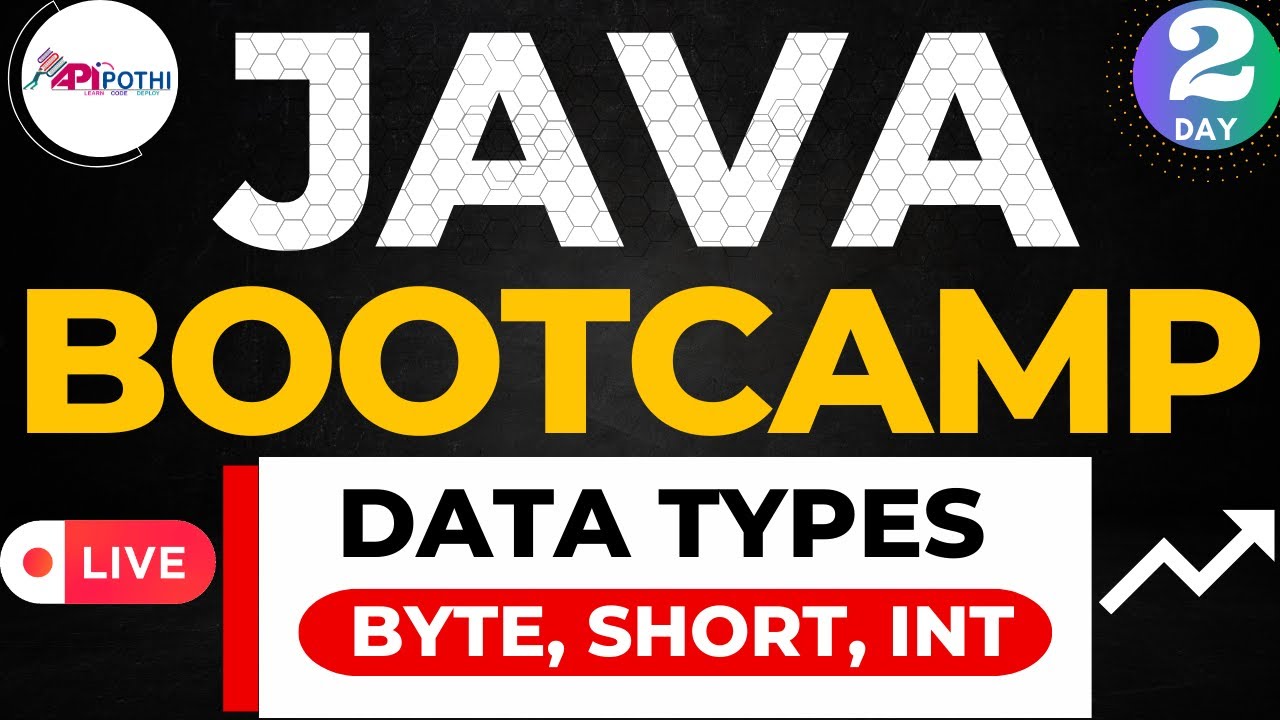 Day 2 : APIPOTHI Core JAVA Bootcamp : Mastering Data Types, Operators, and Literals | APIPOTHI