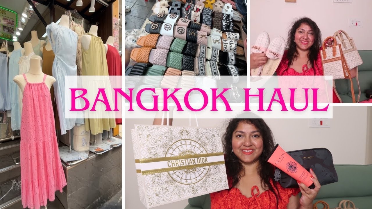 Huge Bangkok haul: bags, makeup, shoes , platinum mall, pratunam market, Tofu skin| Priyanka Boppana