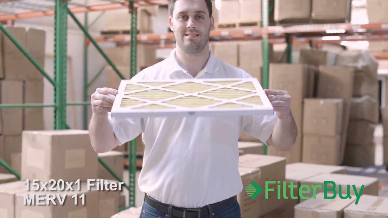 FilterBuy 15x20x1 MERV 11 Pleated AC Furnace Air Filter