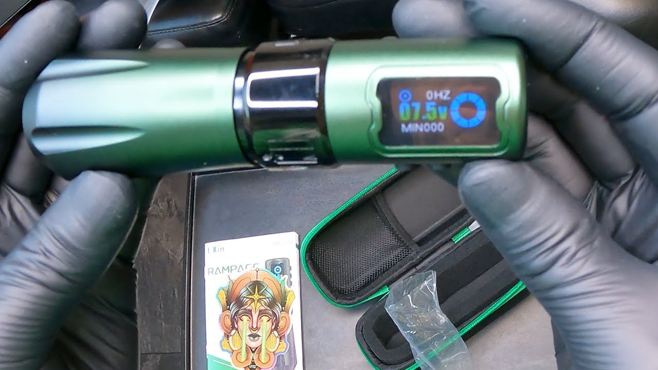‼️NEW INKIN RAMPAGE‼️......😱..review and unboxing of the all new Inkin Rampage tattoo machine..😱