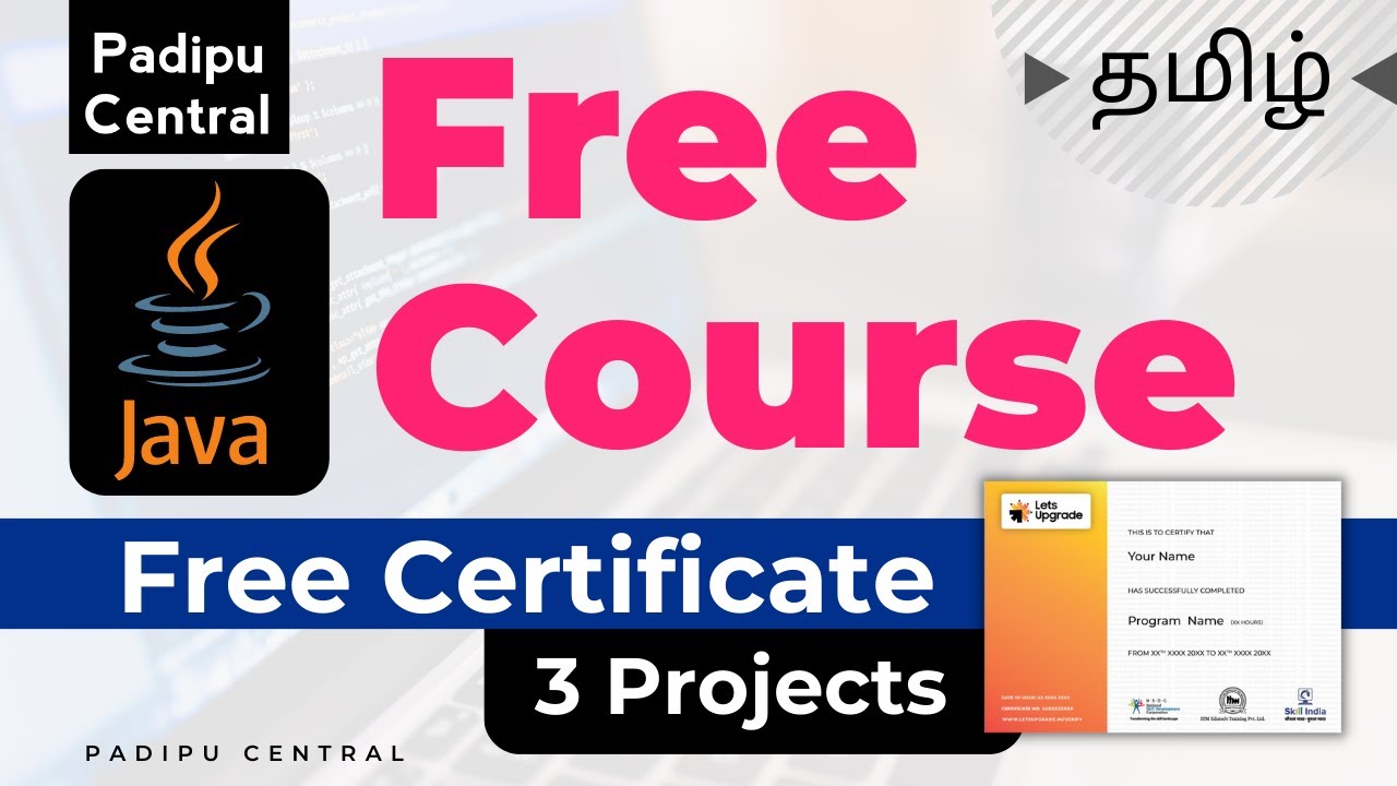 Java Programming Free Online Course by LetsUpgrade