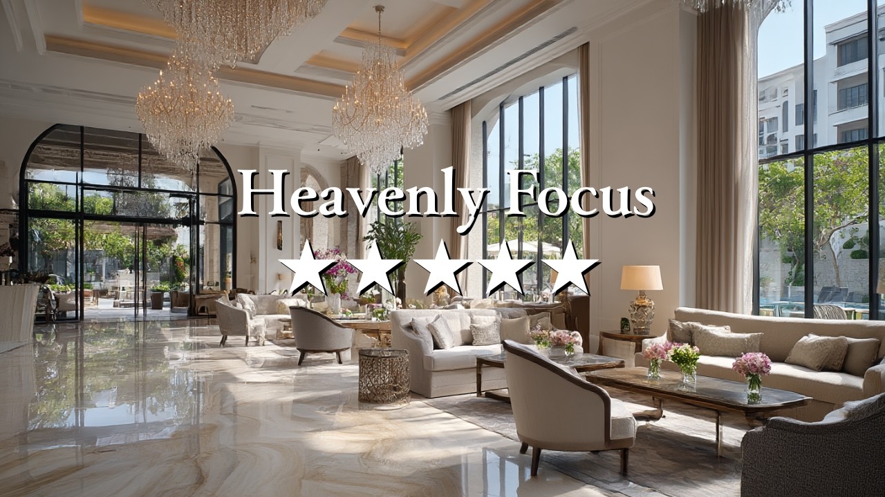 A Morning in Manhattan: 5-Star Hotel Lobby Ambience | Elegant Music for Reading & Focus
