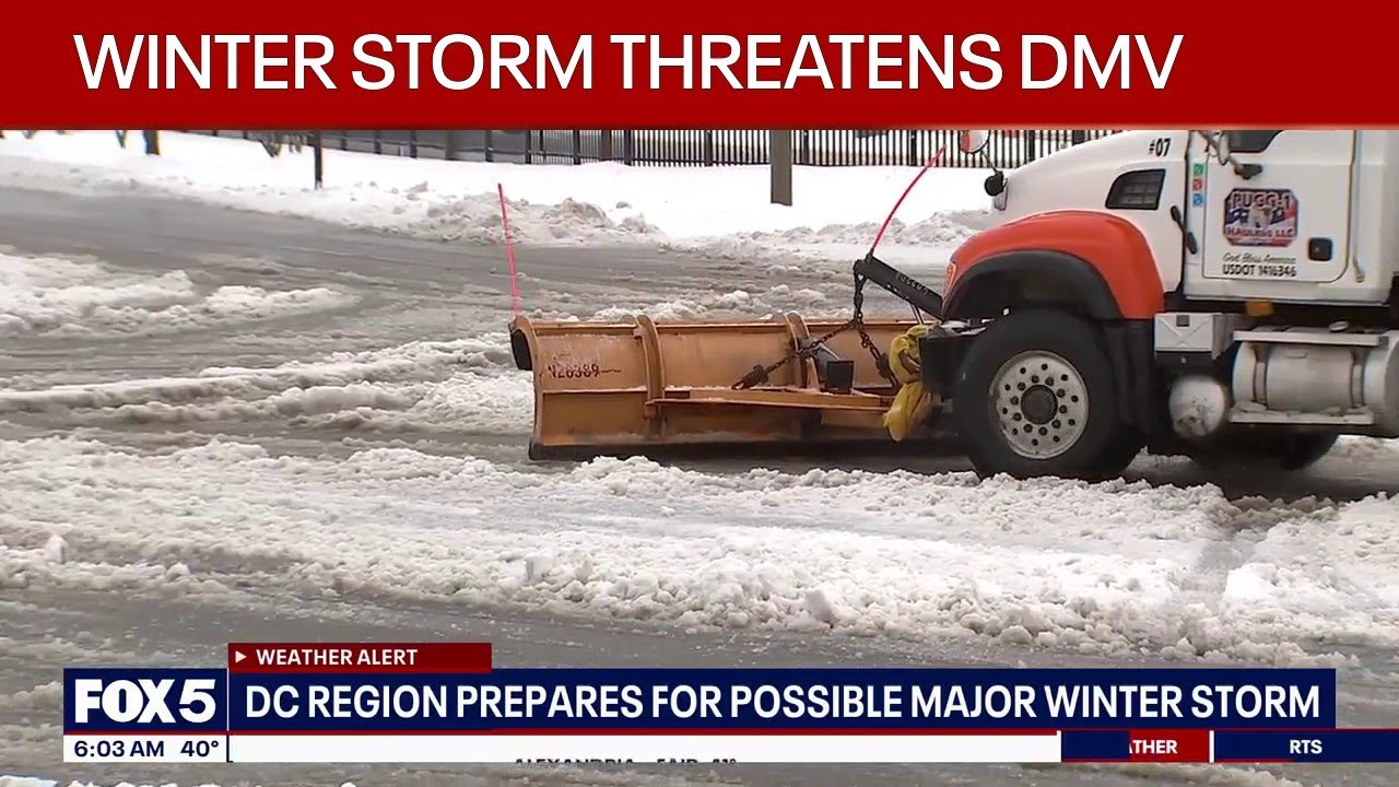 FOX 5 AT 6AM: Winter storm threatens DMV