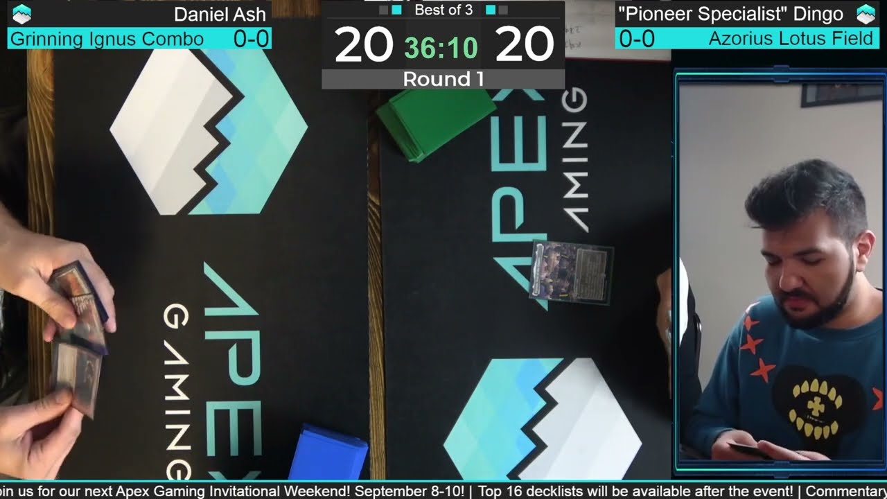 $2000 Pioneer Open | Grinning Ignus Combo vs Azorius Lotus Field | Round 1