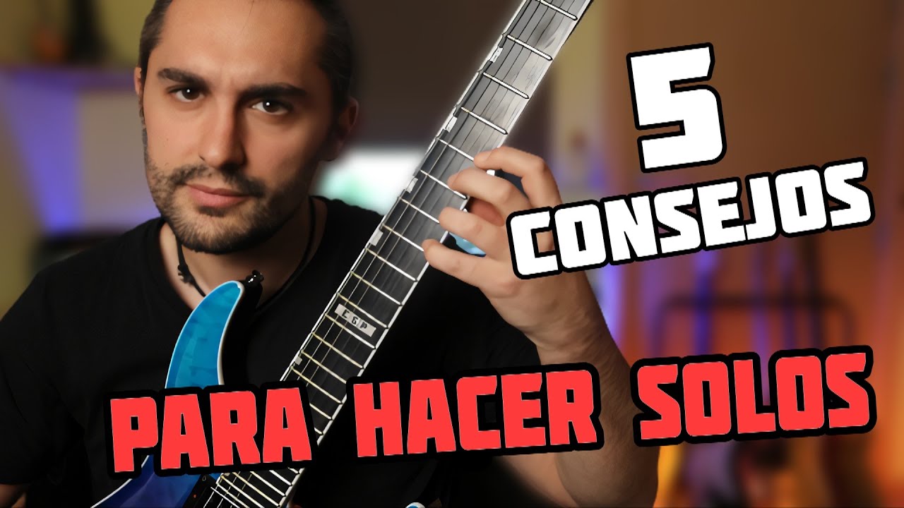COMO CREAR SOLOS de Guitarra Eléctrica 🎸 (APRENDE estos 5 TRUCOS)
