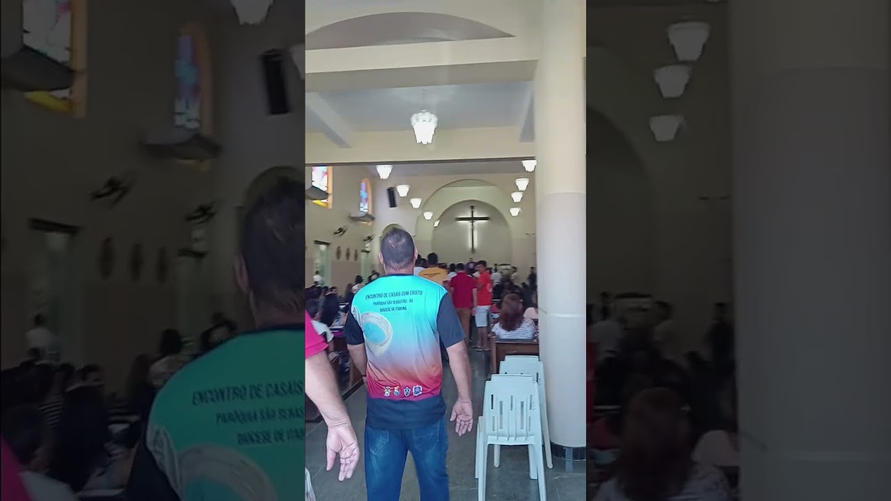 Servindo pela minha pastoral Na Santa Missa!