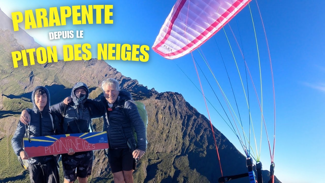 PARAPENTE PITON DES NEIGES RÉUNION (Level Wings Flex)