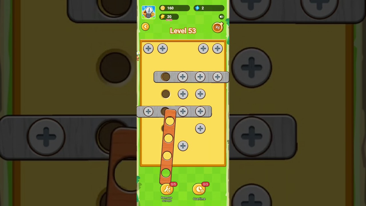 Funny Screw Easy Level 53 Walkthrough Solution