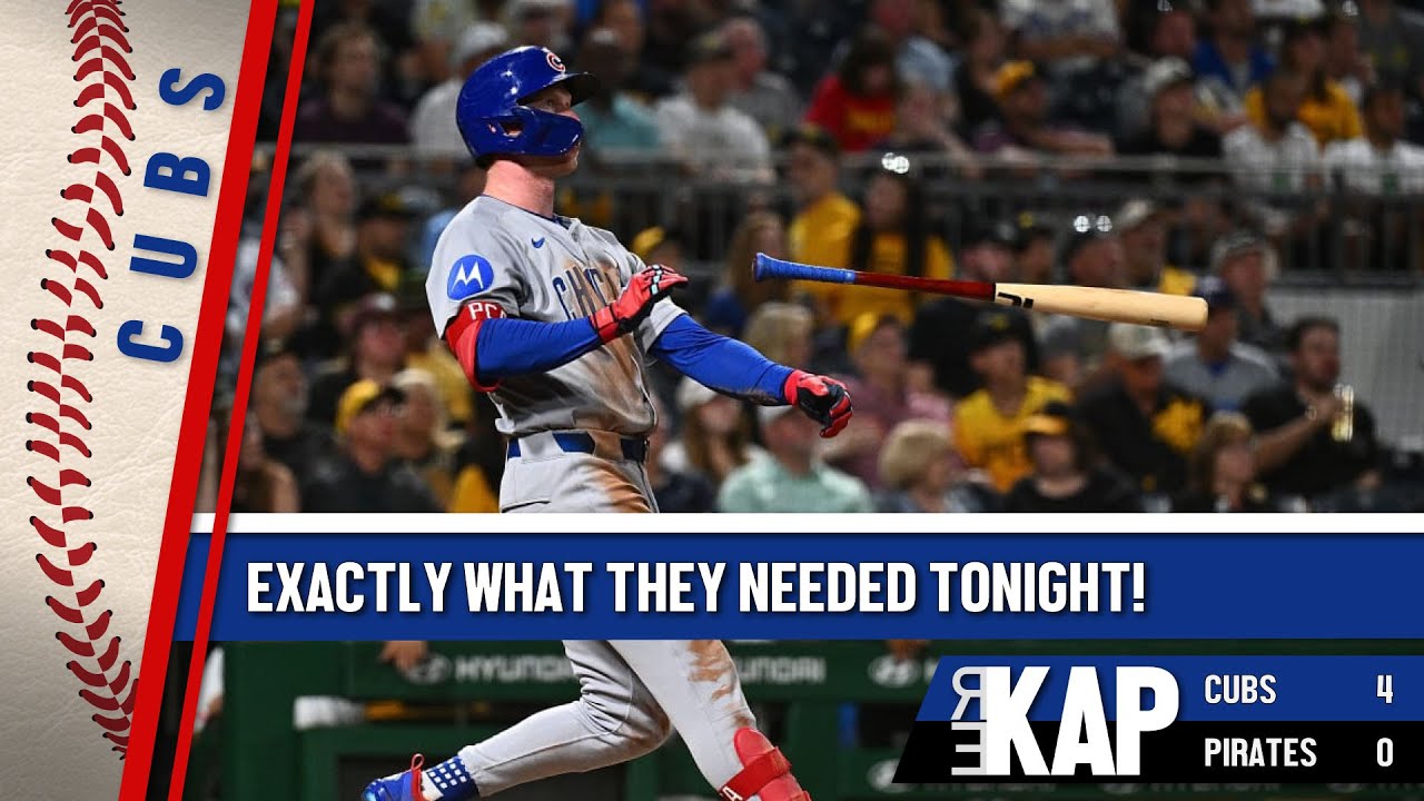 REKAP: ⚾️ Chicago Cubs wygrywają 4-0 z Pittsburgh Pirates. &bdquo;Dokładnie tego potrzebowali dziś wiec...