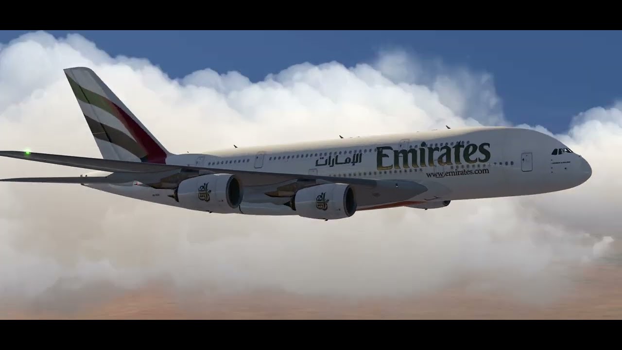 Emirates A380 |Dubai to Kathmandu | Aerofly Global