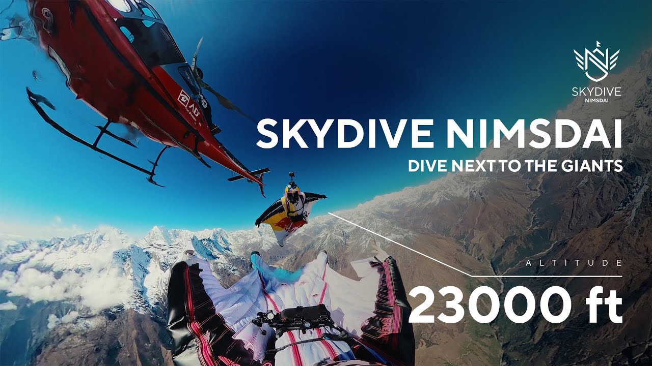 Skydive Nimsdai - Everest | Jumping from 23,000 ft in the Himalayas, Nepal | Elite Exped