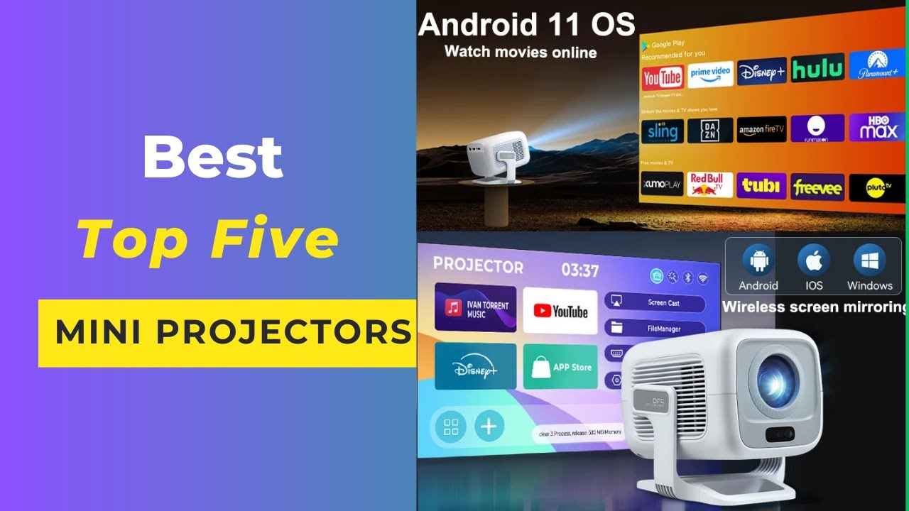 Top 5 Best Mini Projectors with WiFi & Bluetooth | Must-Have Gadgets!