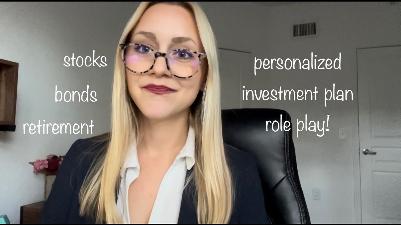 [ASMR] financial advisor role play / setting up your investment portfolio