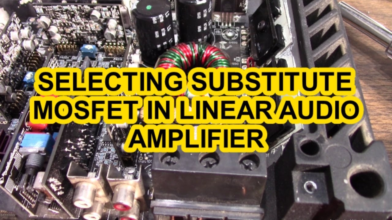 MOSFET substitution in linear audio amplifiers