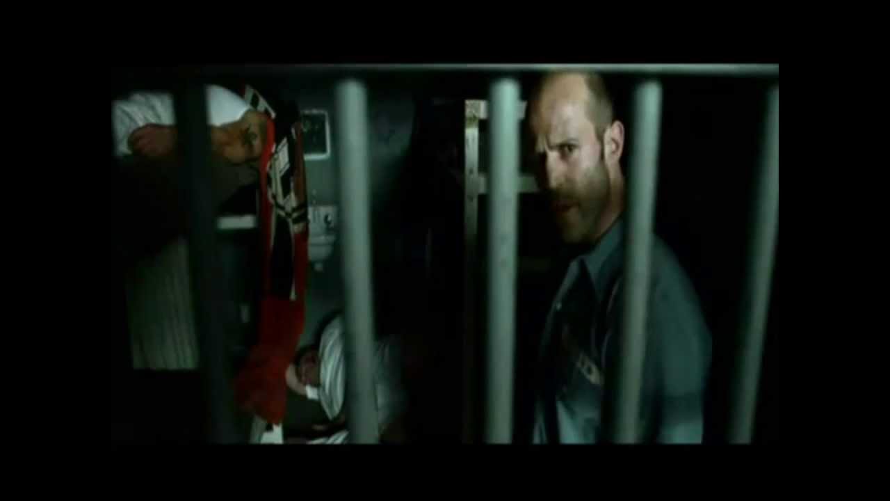Jason Statham prison scene in Death Race: 