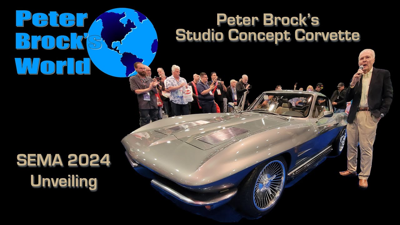 Peter Brock Unveils his Studio Concept Corvette at SEMA 2024