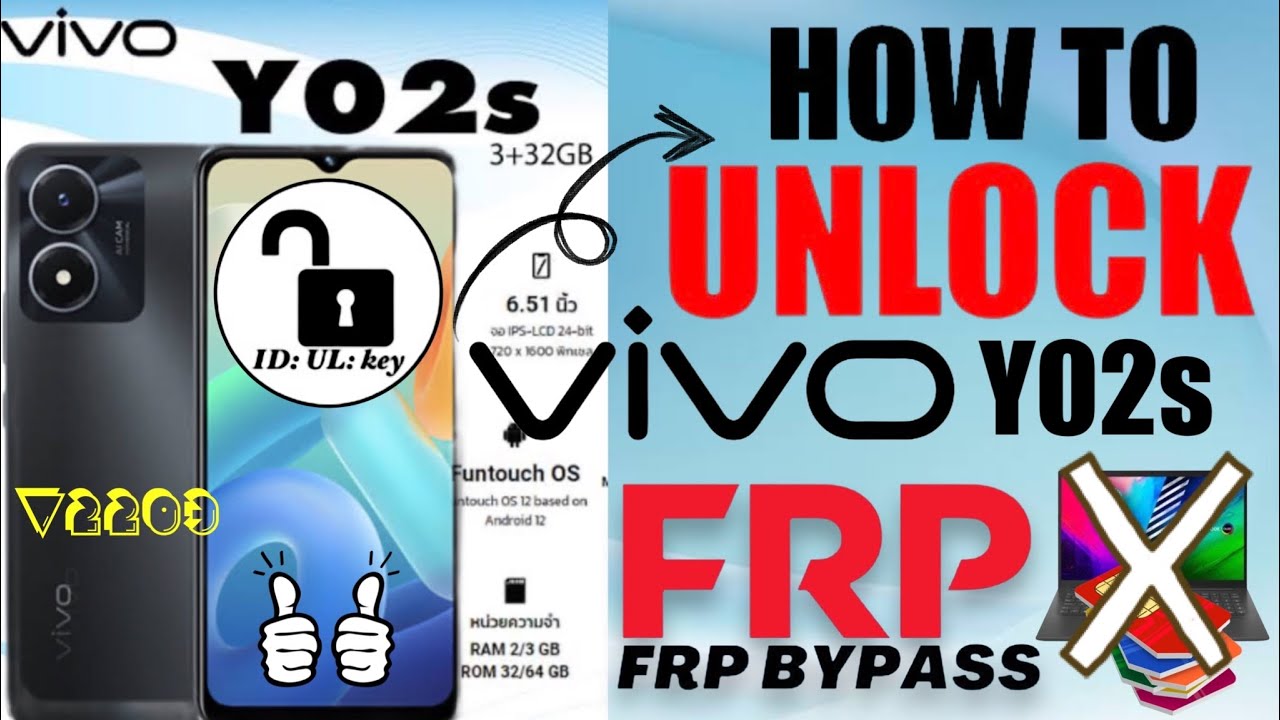 #ID_UL_key How to UNLOCK VIVO Y02s FRP Bypass Android 12 ( ViVO V2203) Full video (EP.1 FRP bypass)