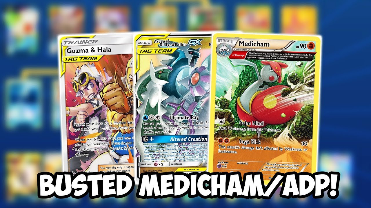 Busted Medicham/ADP! Get Multiple KOs, Anti Expanded Deck! Cosmic Eclipse PTCGO