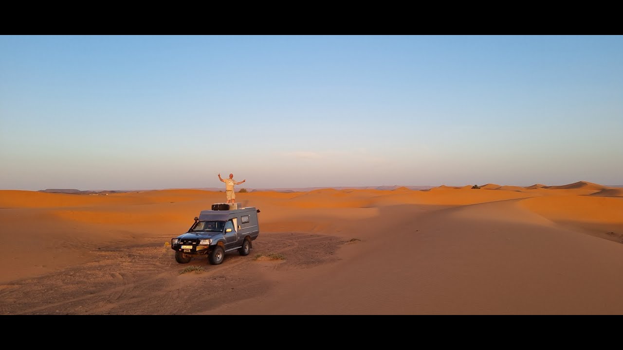 Marokko 2023 (02): Boudnib - Erg Chebbi/Merzouga (130km W&uuml;ste) Offroad 4x4 Overland Expedition