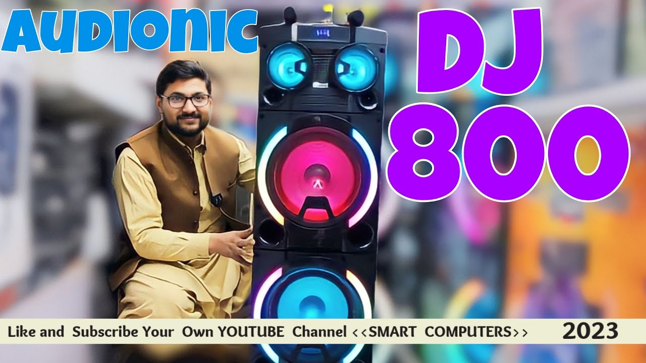Audionic DJ - 800 Unboxing and Testing| Heavy Duty Speakers 2023 | Price?