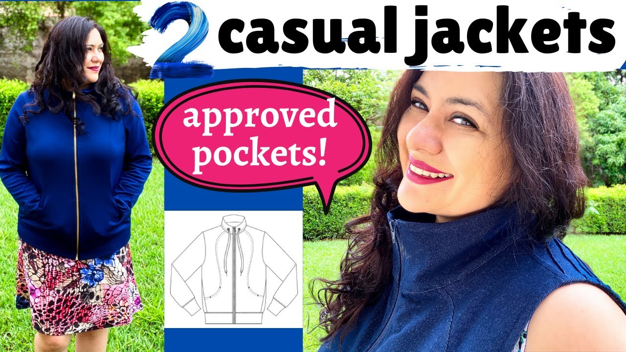 SEWING JACKETS we actually wear. 2 Lumia (GreenStyle). Curved inseam pockets.