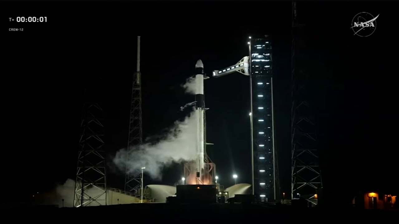 VIDEO: New astronauts launch to the International Space Station after medical evacuation