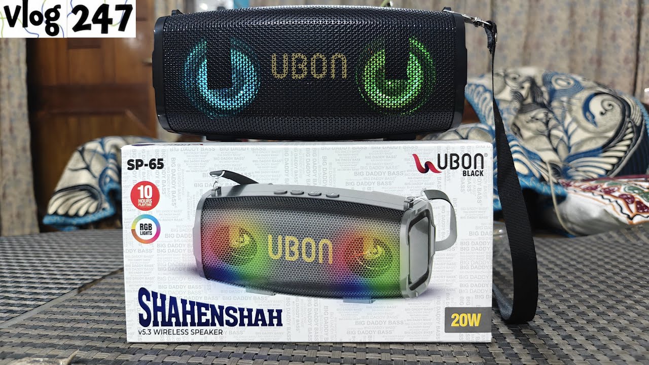 Ubon delphine SP 65 20 W Bluetooth Home Audio Speaker | NISCHAL heartbeat Vlog Ep- 247