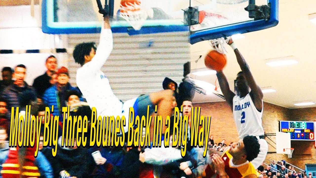 Molloy Bounces Back Against CHSAA Defending Champs. Cole Anthony, Moses Brown and Khalid Moore