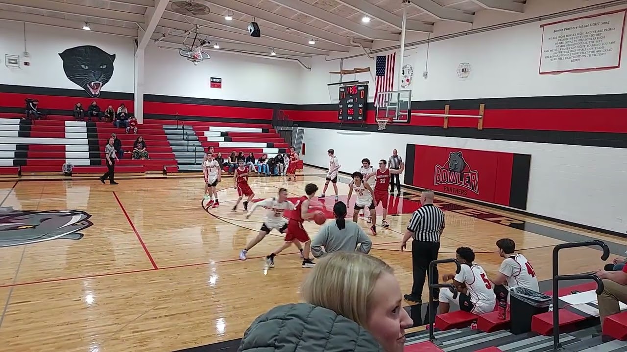 Bowler JV Boys Basketball vs Wausaukee