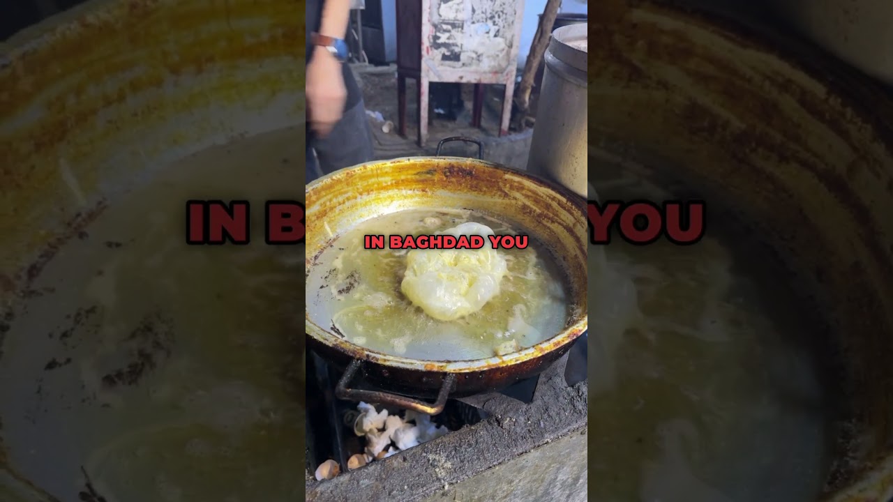 Iraqi Street food in Baghdad #iraq #baghdad #egg #streetfood