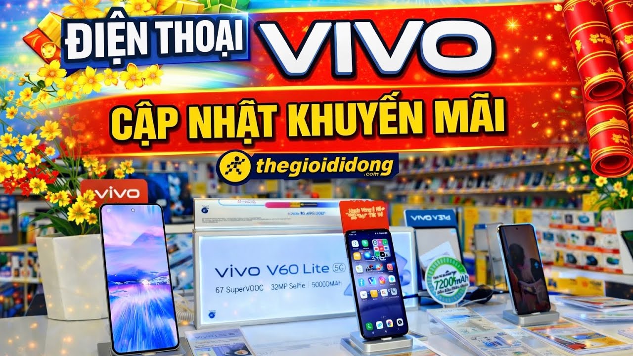 Điện Thoại VIVO Cập Nhật Giá Khuyến Mãi tại Thế Giới Di Động | PHI TUBE