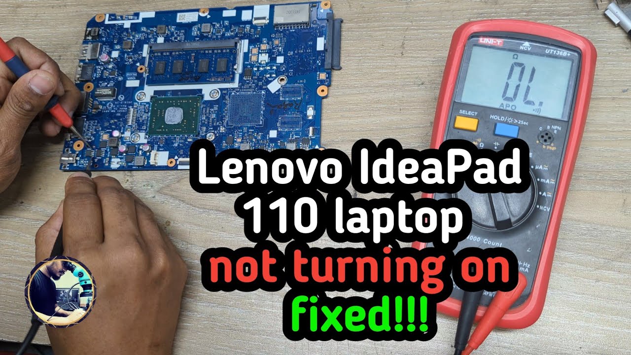 Lenovo IdeaPad 110 won't power on | Lenovo laptop not turning on fixed!!!