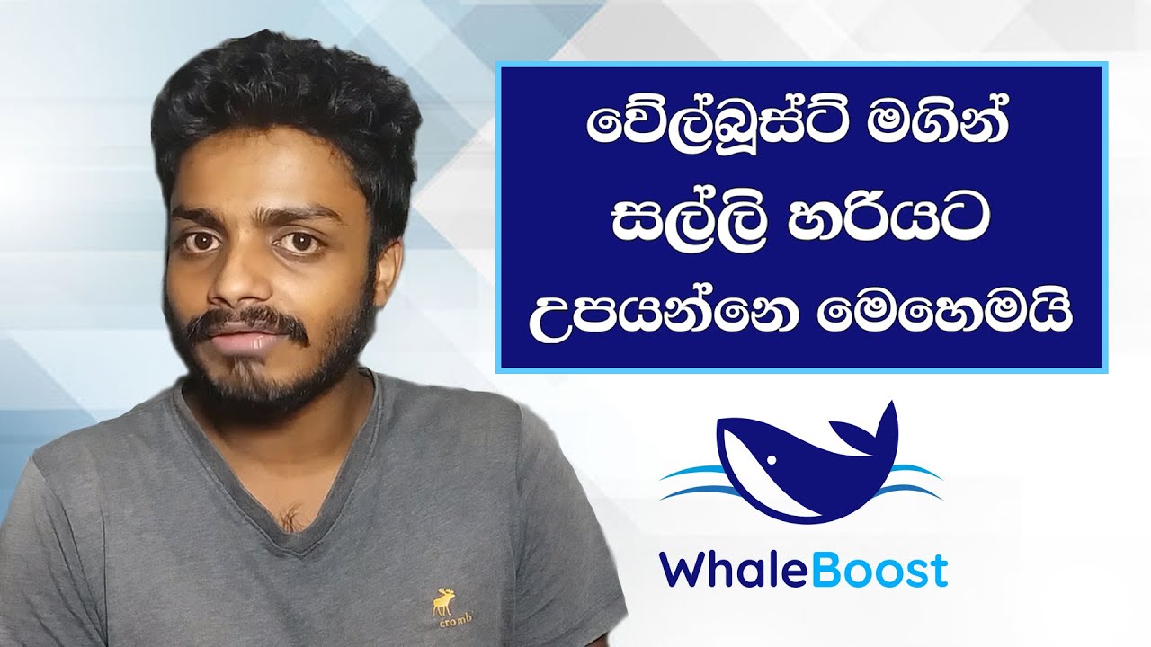 How to earn with whale boost || E Track Show