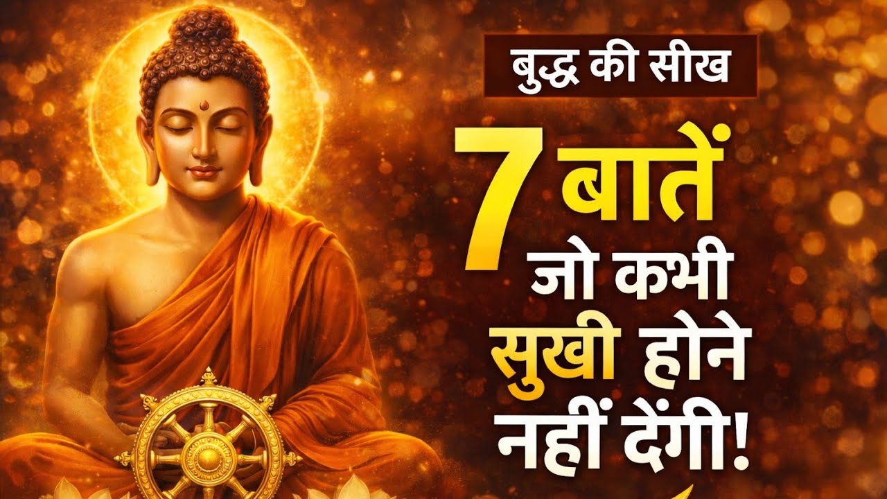 जो ये 7 गलती करता है, उसका जीवन कभी आगे नहीं बढ़ता | #buddhagyan #buddhastory#motivation #lordbuddha