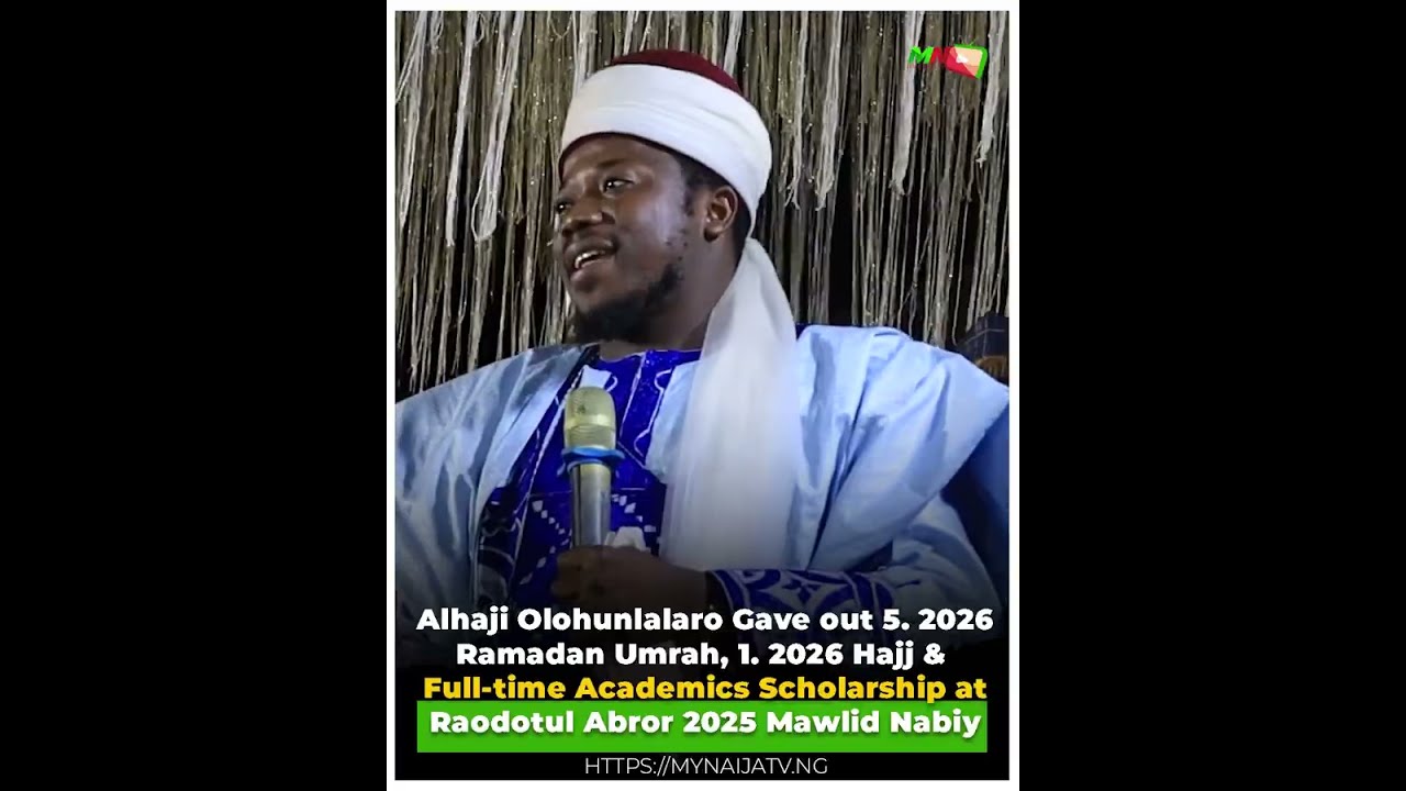 Alhaji Olohunlalaro Gave out 5. 2026 Ramadan Umrah, 1. 2026 Hajj & Full-time Academics Scholarship