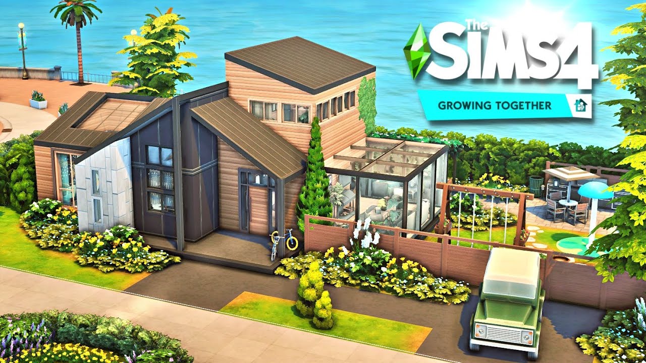 Modern San Sequoia Family Home ||  || The Sims 4  Speed Build - NO CC