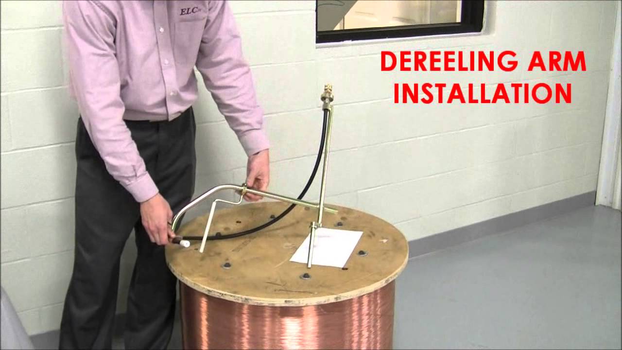 Wire Wizard Dereeling Arms for Wood Reels