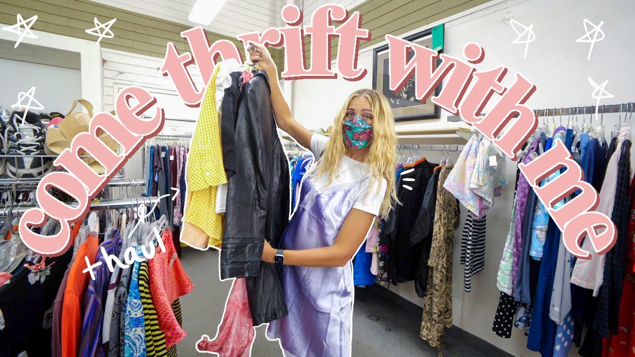 COME THRIFT WITH ME IN PALM SPRINGS 🌴 summer thrift haul! + the BEST thrift store I've ever been to!