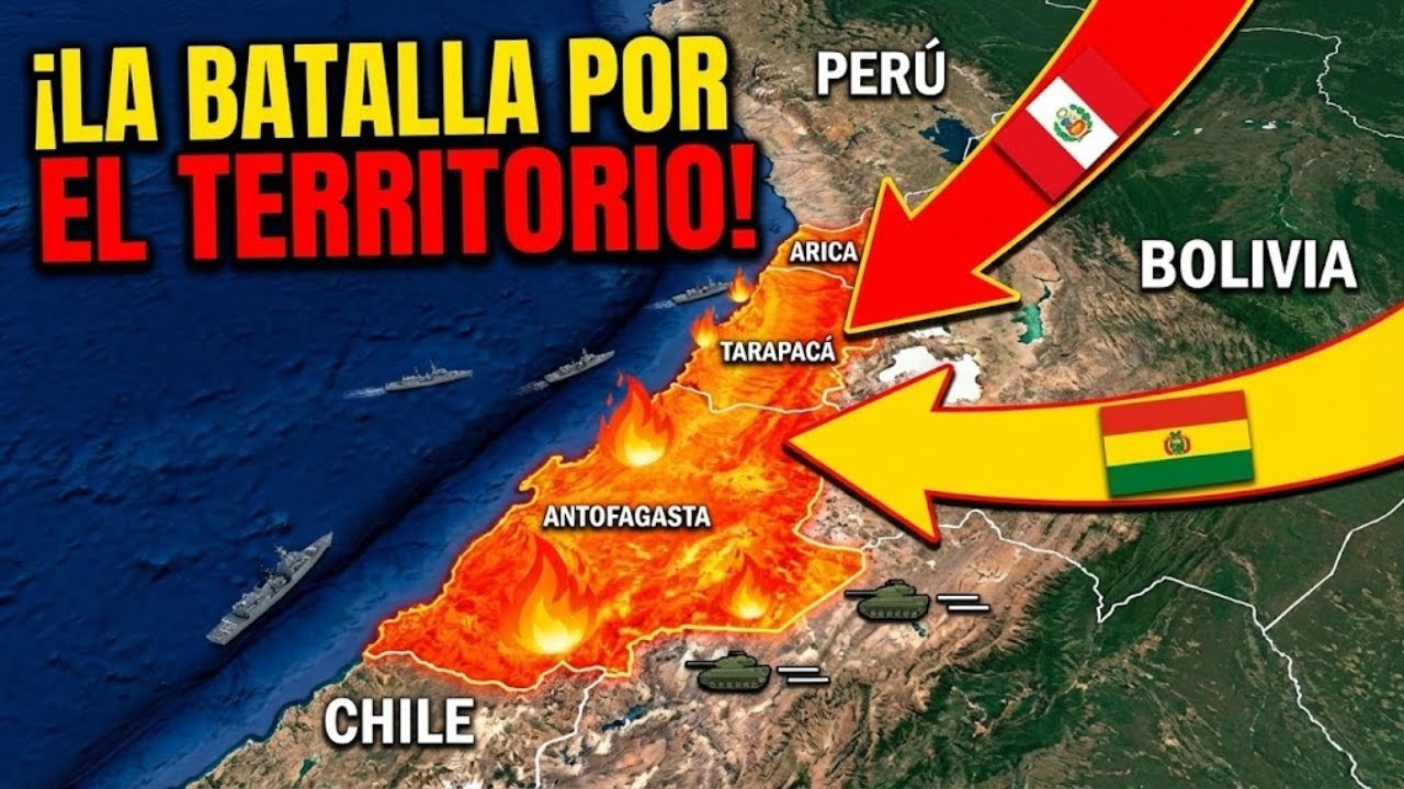 ¿Qué PASARÍA si PERÚ y BOLIVIA intentan RECUPERAR territorio por la FUERZA? | Escenario Hipotético