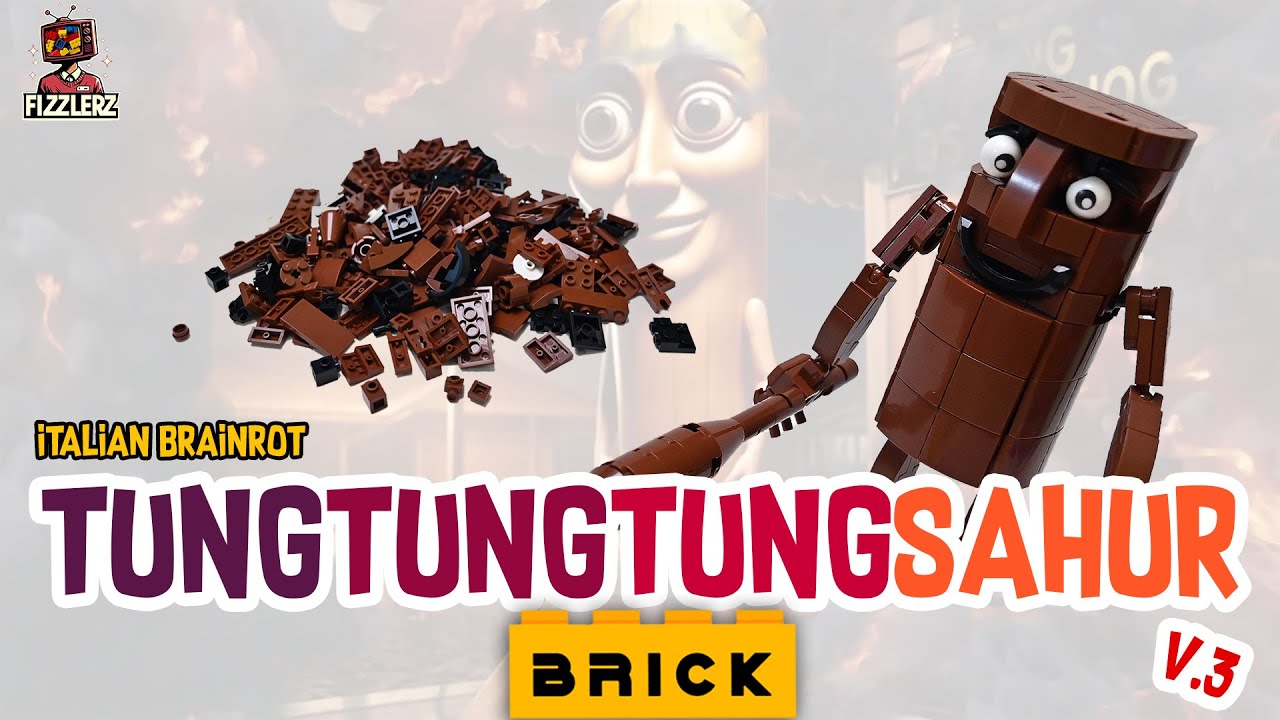 [Lego] Tung Tung Tung Sahur V.3 | Unofficial Lego | Brick | ASMR | Stop Motion | EP54