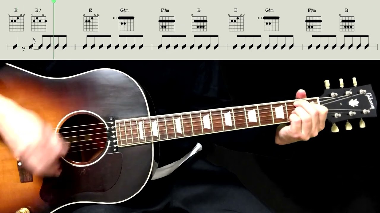 Guitar TAB : I'm Happy Just To Dance With You  - The Beatles