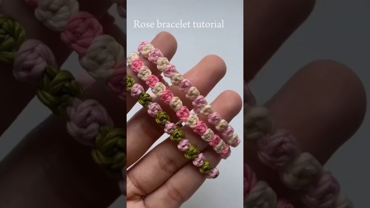 Rose Bracelet Making Tutorial 