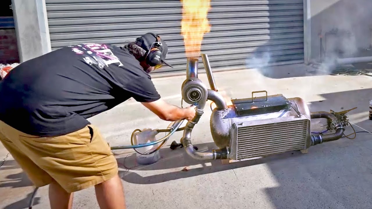 TURBO BURN BARREL BOOSTED BBQ