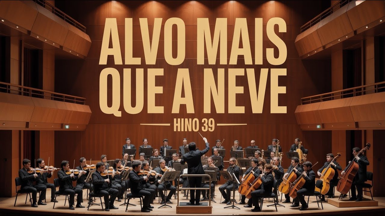 ALVO MAIS QUE A NEVE - HINO 39 (Orquestra Louvando ao Rei)