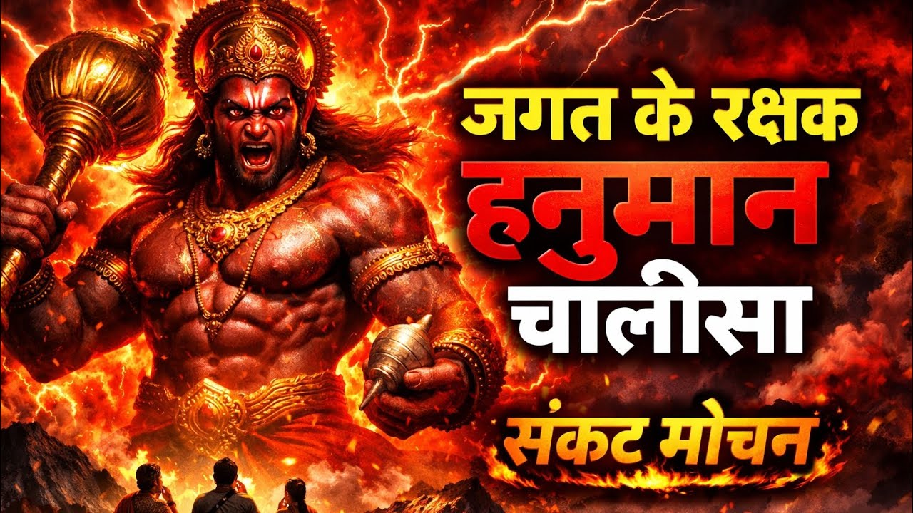 Jagat Ke Rakshak Hanuman Chalisa!🙏 Sankat Mochan Bajrangbali Bhajan  | Powerful Hanuman Bhakti Song🚩