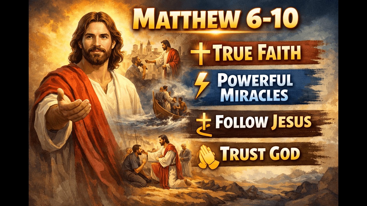 Matthew 6 to 10 | Teachings, Miracles and Mission of Jesus
