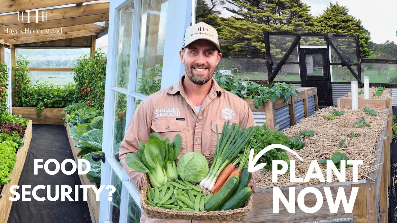 Winter Food Security Starts NOW | Aussie Homestead Veggie Garden & Greenhouse Prep