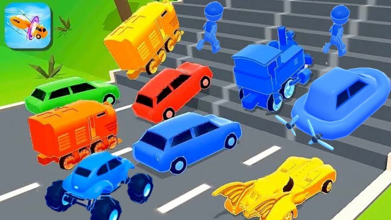 Shape Transform 🚗🏃&zwj;♂️🚲🚦All Levels Gameplay Walkthrough Android,ios New Update Ep 752