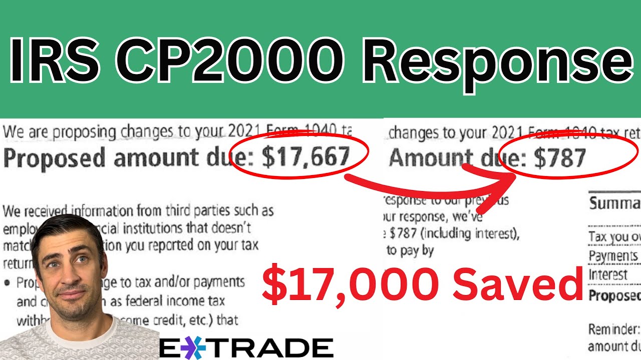 How to Respond to an IRS CP2000 Notice - Stock Sales