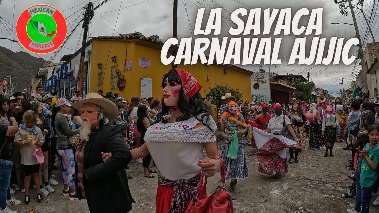 La Sayaca Carnaval Ajijic 4K Walking Tour